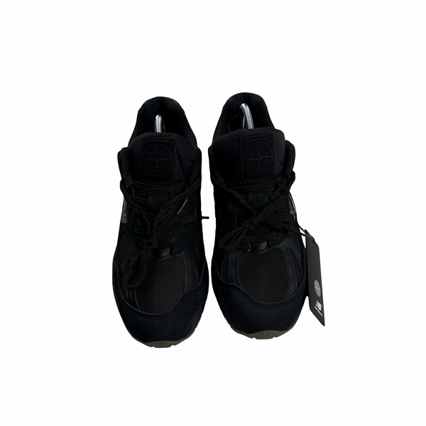 Stone Island x New Balance Ghost Black 991 Trainers - UK 9