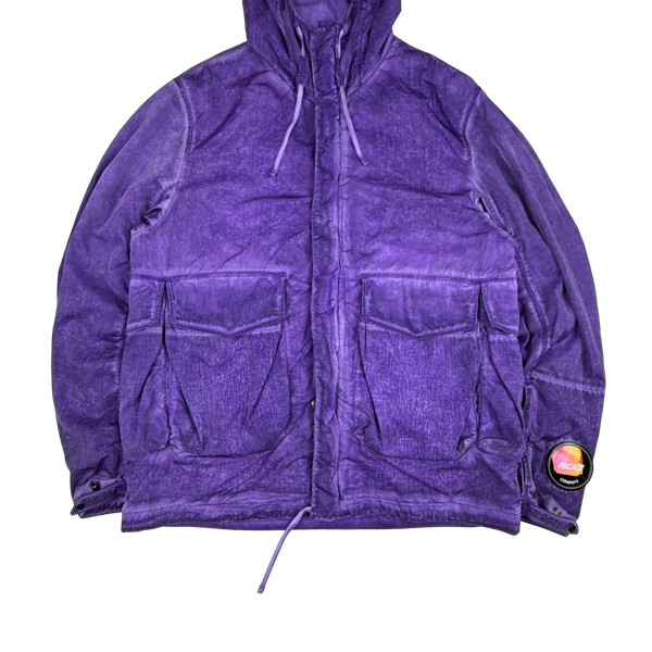 CP Company x Palace Purple Nylon La Mille Goggle Jacket - Small
