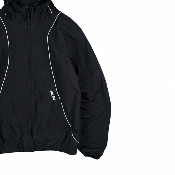 Palace Black Nylon Lightweight Zipped Spellout Jacket - Medium