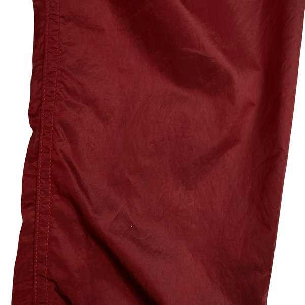 Stone Island 2005 Red Velvet Lined Shimmer Jacket - Medium