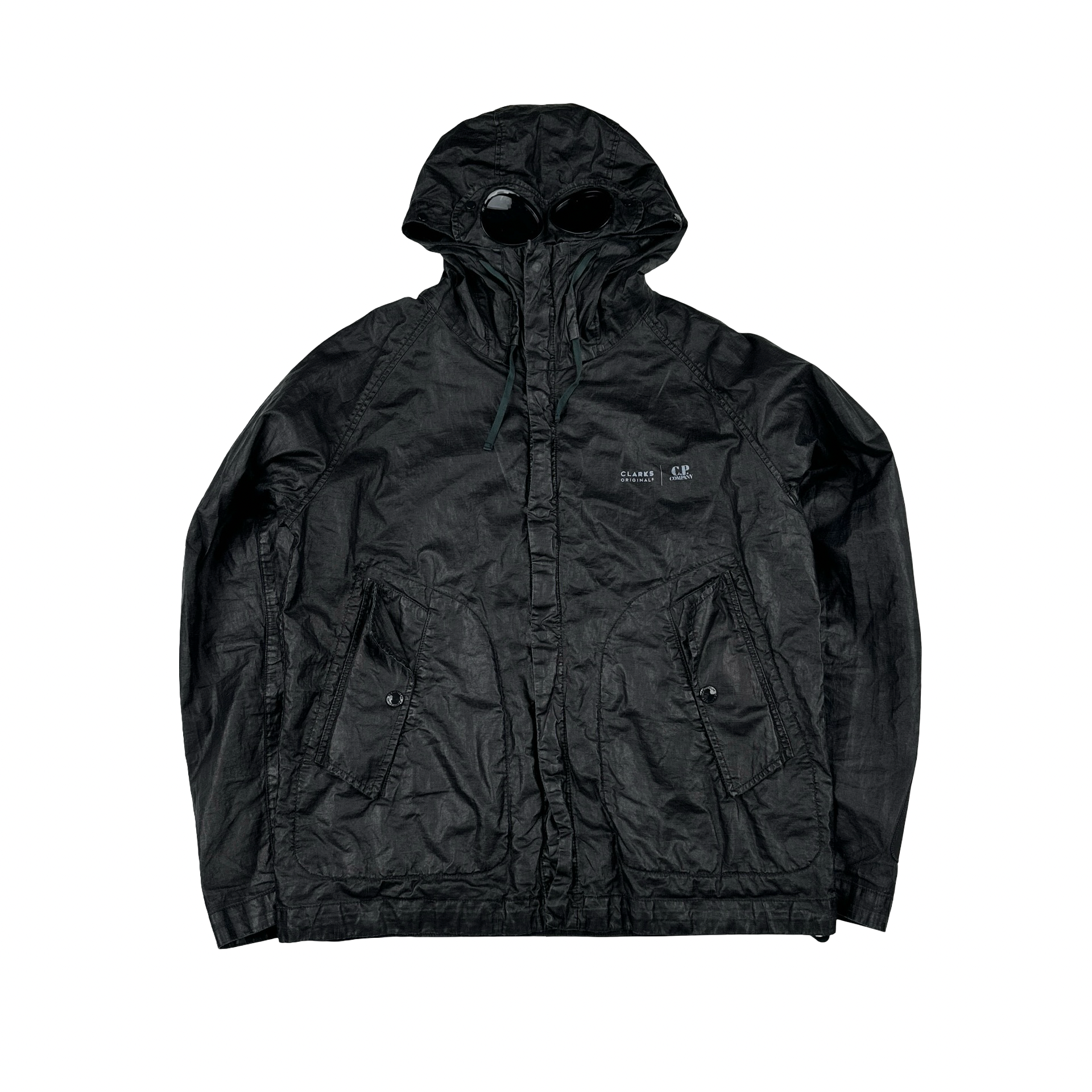 CP Company x Clarks Originals Black Goggle Jacket - Medium – Mat's