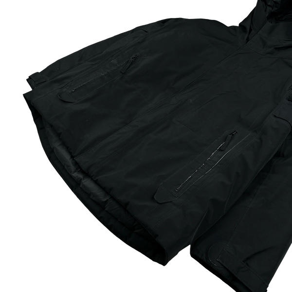 Stone Island 2022 Black 3L Gore-Tex Puffer In Recycled Polyester Down Jacket - Large