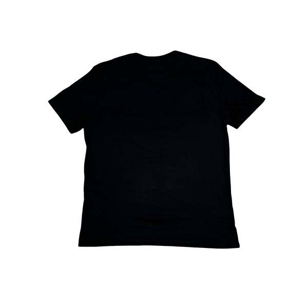 CP Company Cotton Black Spellout T Shirt - Large
