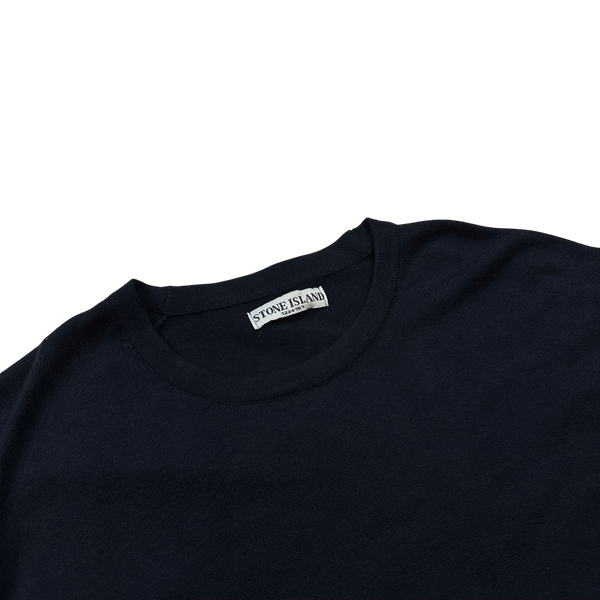 Stone Island Navy 2008 Cotton Crewneck - 3XL