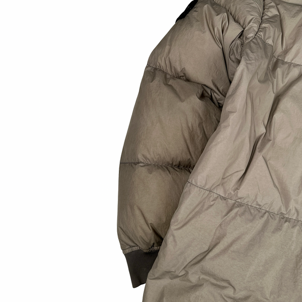 Stone Island 2016 Rosy Brown Crinkle Puffer Jacket - XL