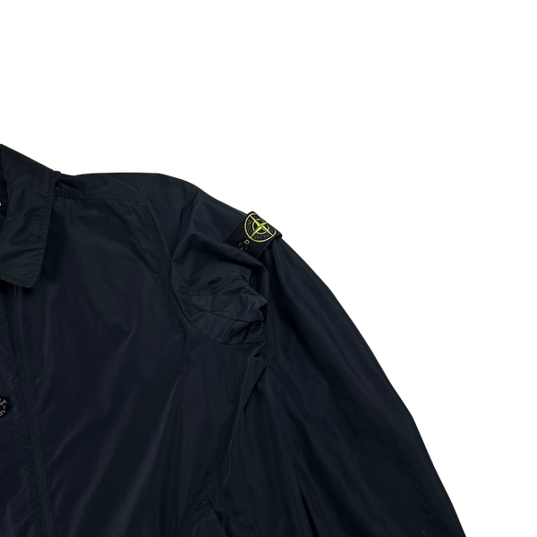 Stone Island 2017 Navy Micro Reps Trench Jacket -XXL