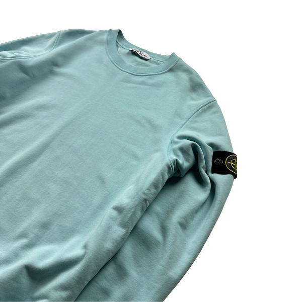 Stone Island 2022 Baby Blue Crewneck Sweatshirt - XL