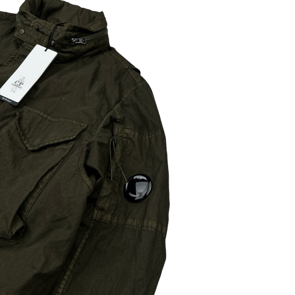 CP Company Khaki 50 Fili Lens Viewer Field Jacket - Large