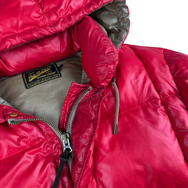 Ralph Lauren Red Down Filled Arctic Jacket - Small