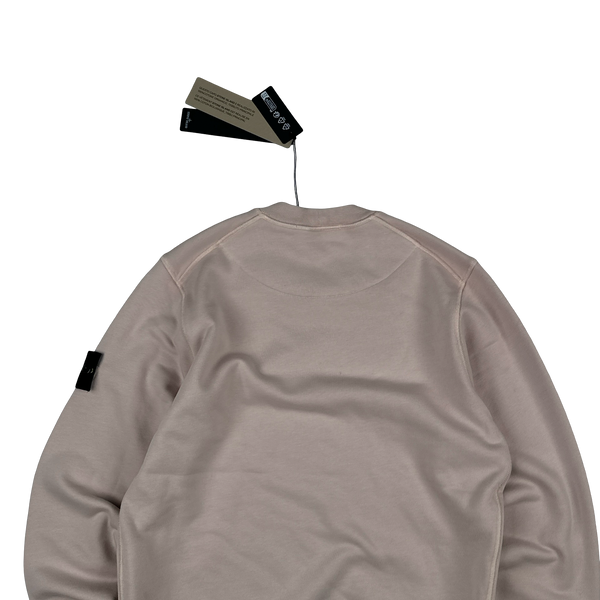 Stone Island 2025 Brushed Organic Cotton Crewneck Jumper - XS