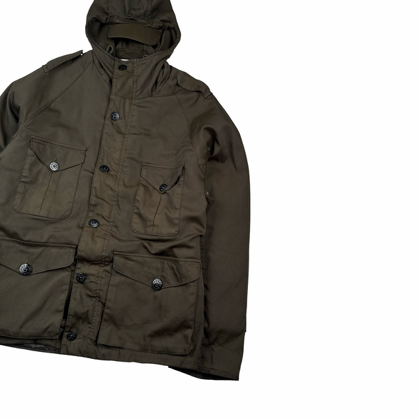 Stone Island 2006 Vintage Dutch Rope Lined Peaked Hood Multi Pocket Jacket - Medium