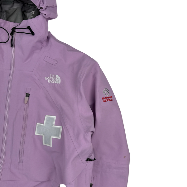 Supreme X North Face Purple Spellout Summit Series Waterproof Jacket - Medium