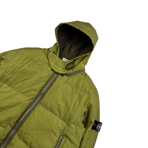 Stone Island AW2000 Hooded Green Pure Metal Shell - XL
