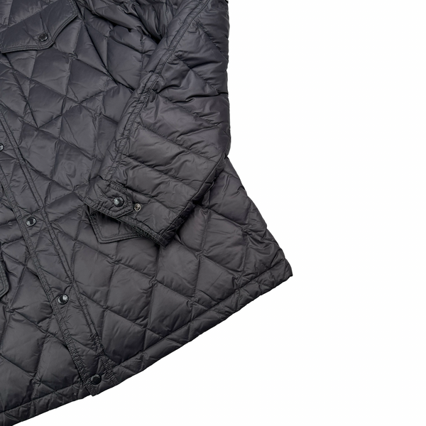CP Company Early 2000’s Grey Down Quilted Multi Pocket Jacket - XXL