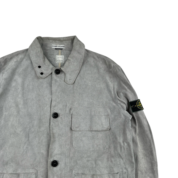 Stone Island 1997 Grey Archive VDM Suede Jacket - XXL – Mat's Island