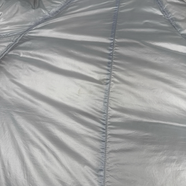 Stone Island 2018 White Pertex Quantum Y Down Long Puffer - Small