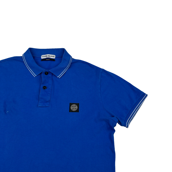 Stone Island 2011 Blue Short Sleeved Polo Top - 3XL