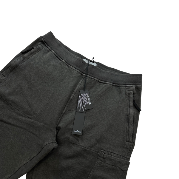 Stone Island 2023 Cotton Dark Khaki Shorts - Large & XL
