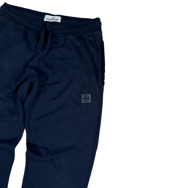 Stone Island 2017 Navy Cotton Joggers - Small
