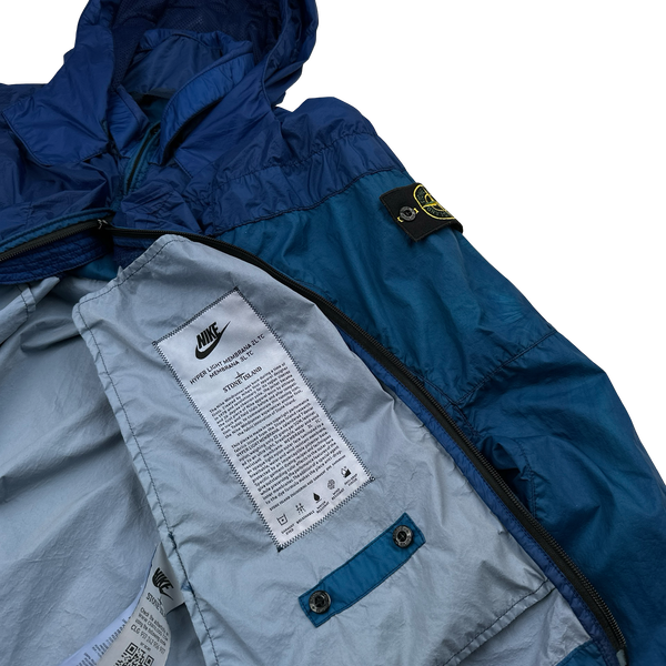 Stone Island x Nike Blue Hyperlight Membrana Windrunner Jacket