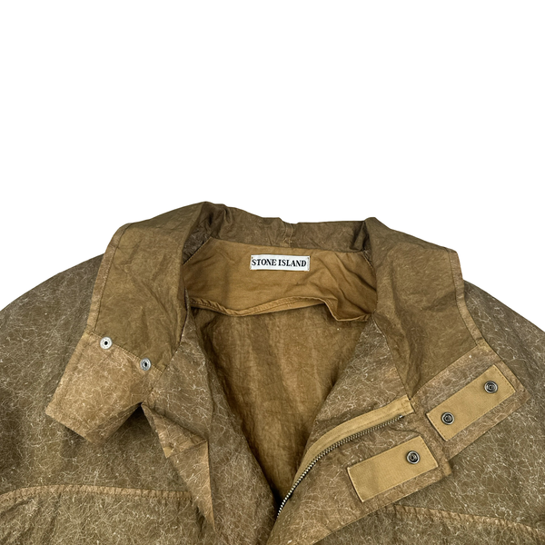 Stone Island 2002 Polyamide Paper Vintage Field Jacket - XXL