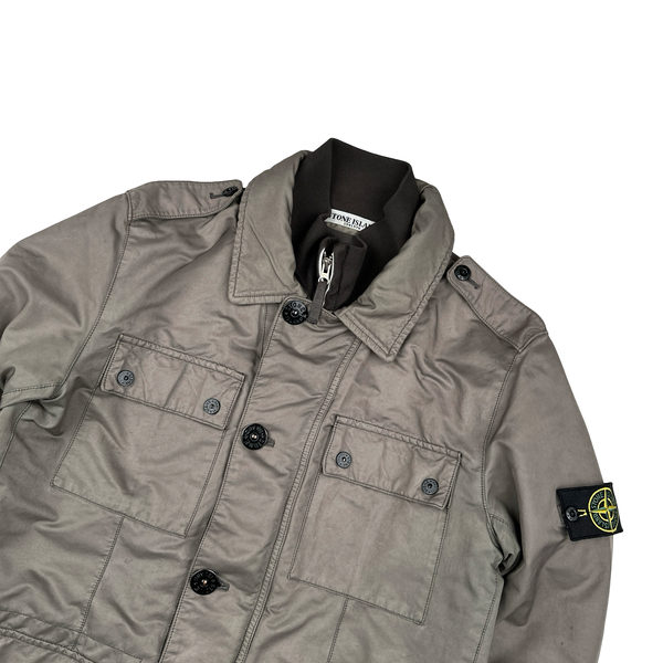 Stone Island Dark Beige Dark TC Military Jacket - Medium