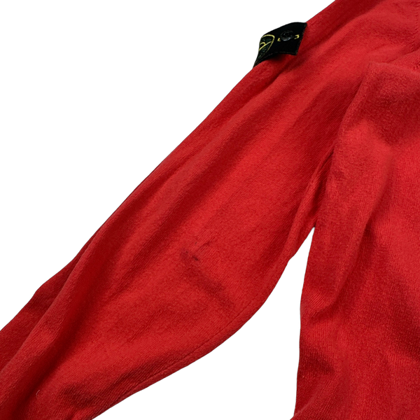 Stone Island 2019 Red Lightweight Knitted Crewneck - XXL