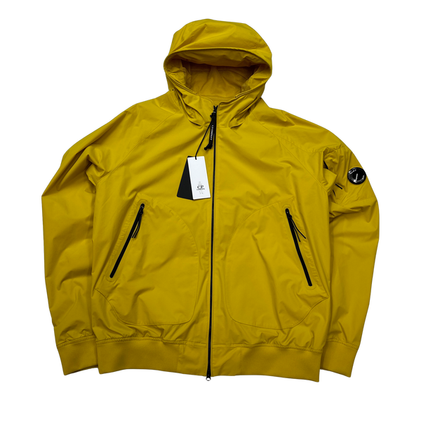 CP Company Yellow Hooded Pro Tek Jacket - XXL