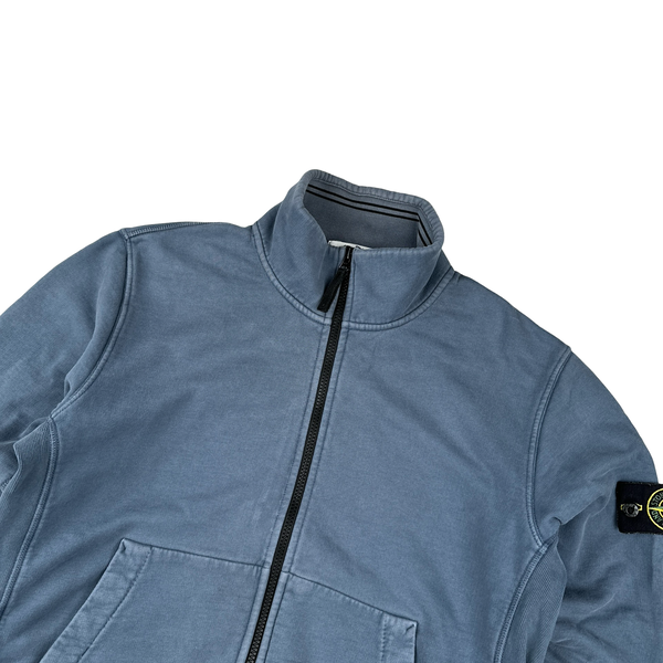 Stone Island 2016 Blue Zipped High Neck Jumper - XL