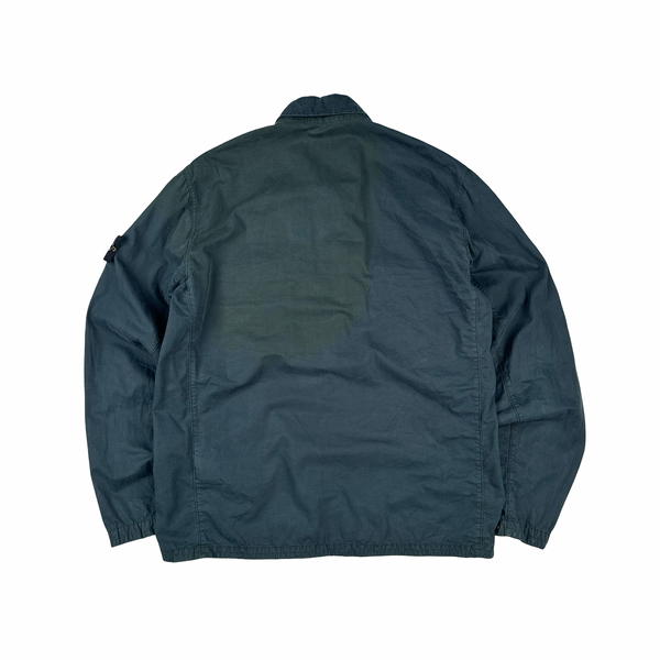Stone Island 2022 Navy Double Pocket Overshirt - Large