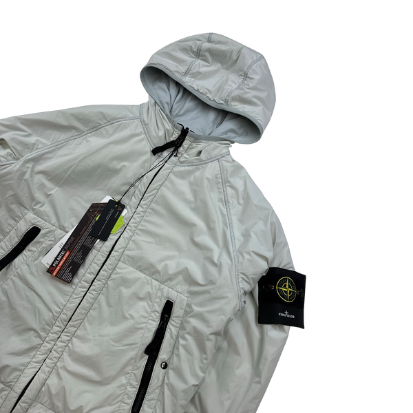 Stone Island 2022 Light Blue Comfort Tech Composite Reversible Polartec Jacket - Small
