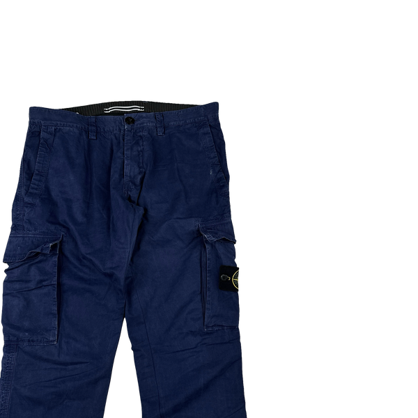 Stone Island 2012 Navy Blue Cargo Trousers - 33"