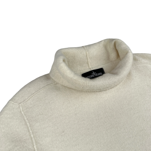 Stone Island 2018 Shadow Project Beige Knit Jumper - Large