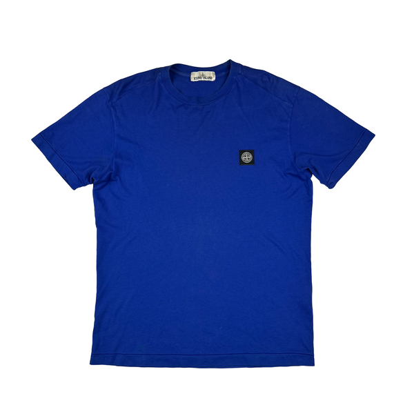 Stone Island Blue Short Sleeved T Shirt - Large