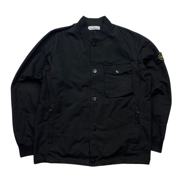 Stone Island 2019 Black David TC Fluo Bomber Jacket - Large