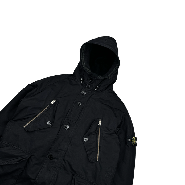Stone Island 2009 Black David TC Down Lined Jacket - XL