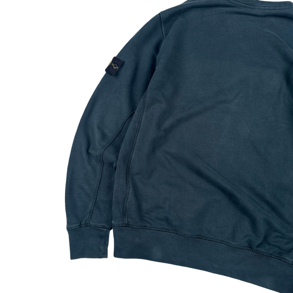 Stone Island 2015 Navy Cotton Crewneck Sweatshirt - XL