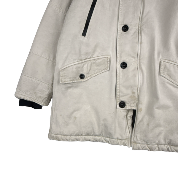 Stone Island 2012 Beige Organic Sheen Jacket - XXL