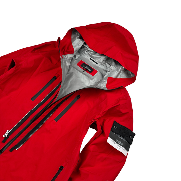 Stone Island 2020 Red Shadow Project Gore Tex Paclite Jacket - Medium
