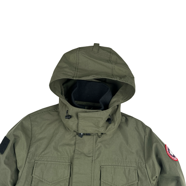 Canada Goose Dark Sage Voyager Nylon Hooded Jacket - Small