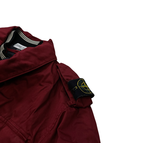 Stone Island Red Dutch Rope Raso Shoulder Badge Jacket - XL