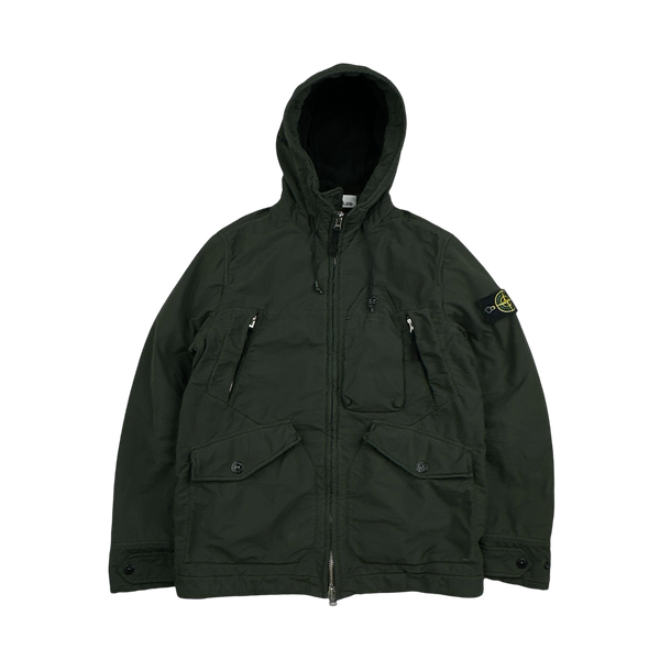 Stone Island Green David Light TC Micropile Jacket - Small