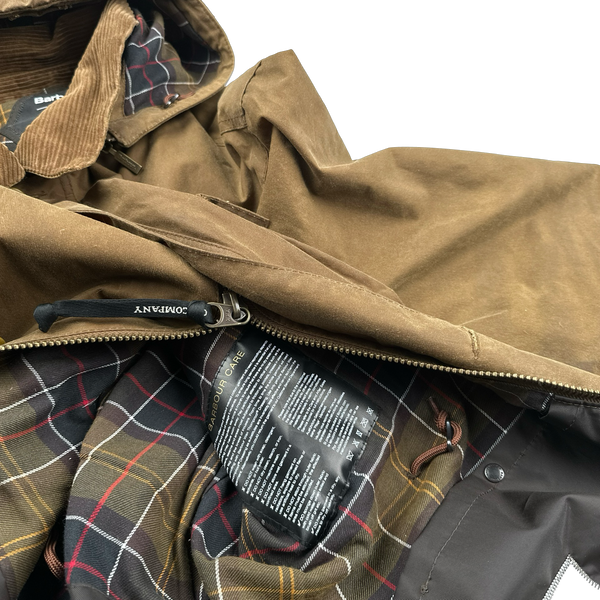 CP Company x Barbour Brown Multi Pocket 500 Mille Waxed Jacket - XL