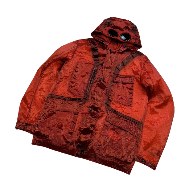 CP Company Red Kan D Sherling Lined Goggle Jacket - XL