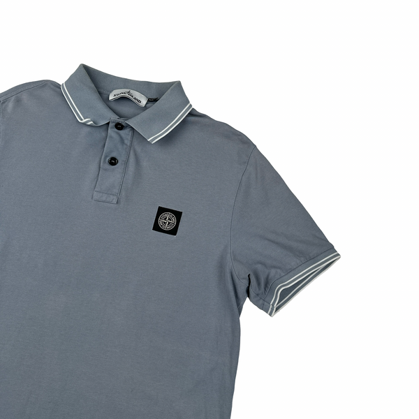 Stone Island 2018 Steel Grey Polo Shirt - Large