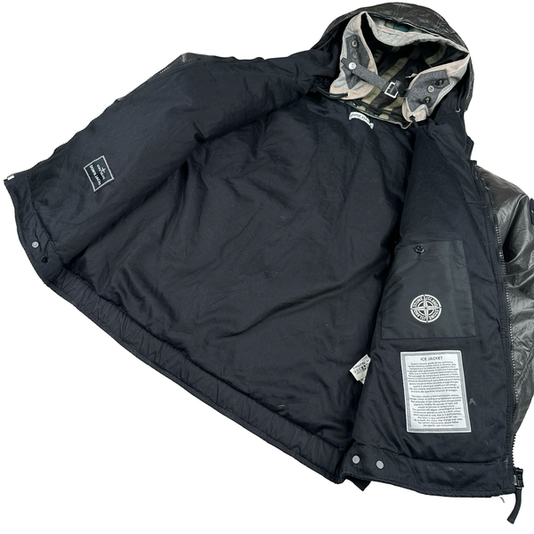 Stone Island 2010 Removable Hood liner Colour Changing Ice Jacket - XXL