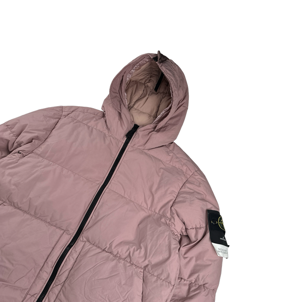 Stone Island 2022 Pink Naslan Light Watro Down TC Puffer - XL