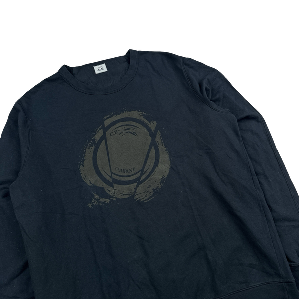 CP Company Black Graphic Jumper - XL
