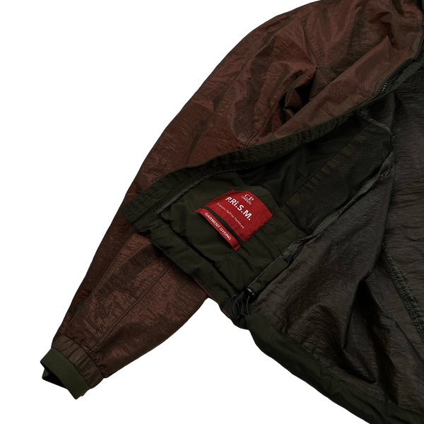 CP Company P.Ri.S.M Red Prismatic Ripstop Membrane Hooded Jacket - XL
