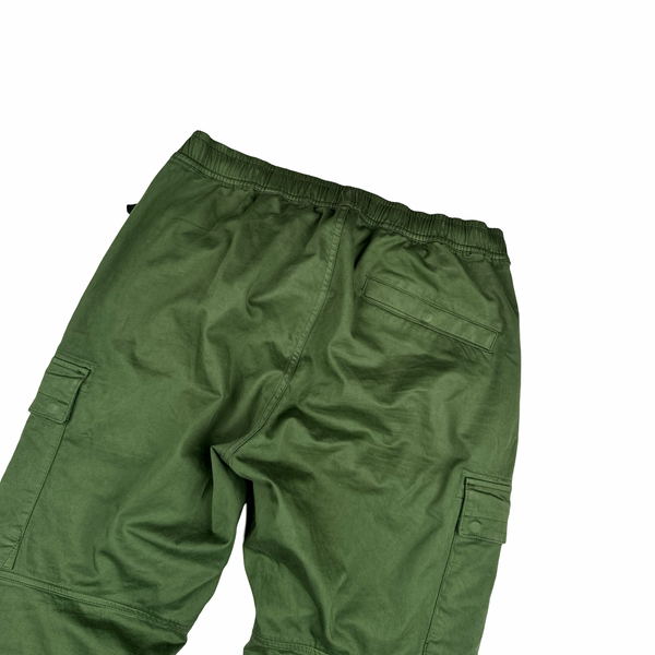 Stone Island 2022 Green RE T Cargo Trousers - Large